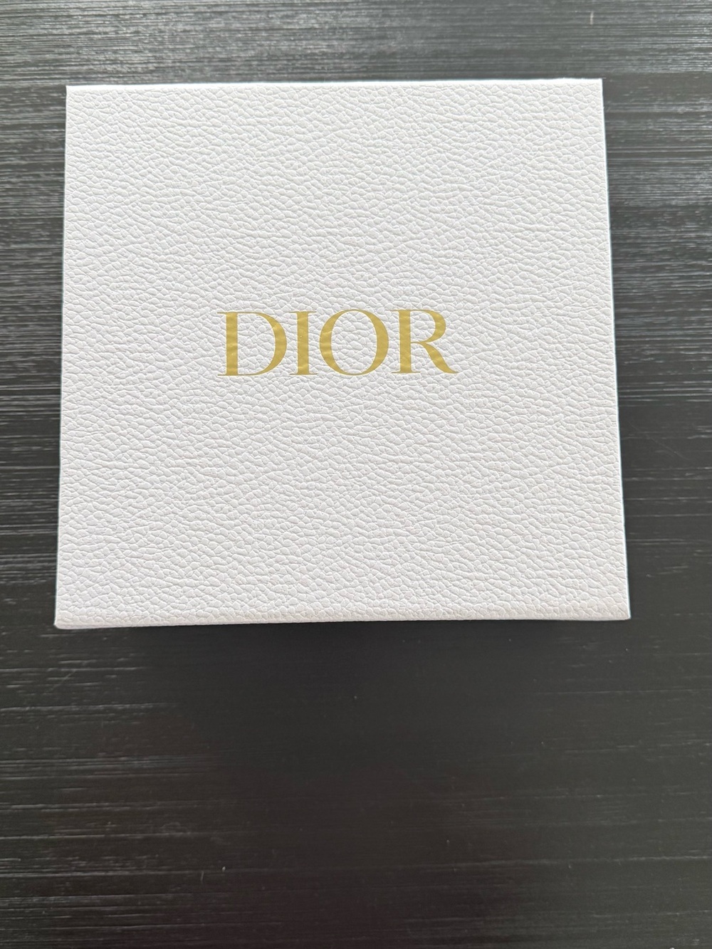 Dior White Box with Gold DIOR Logo